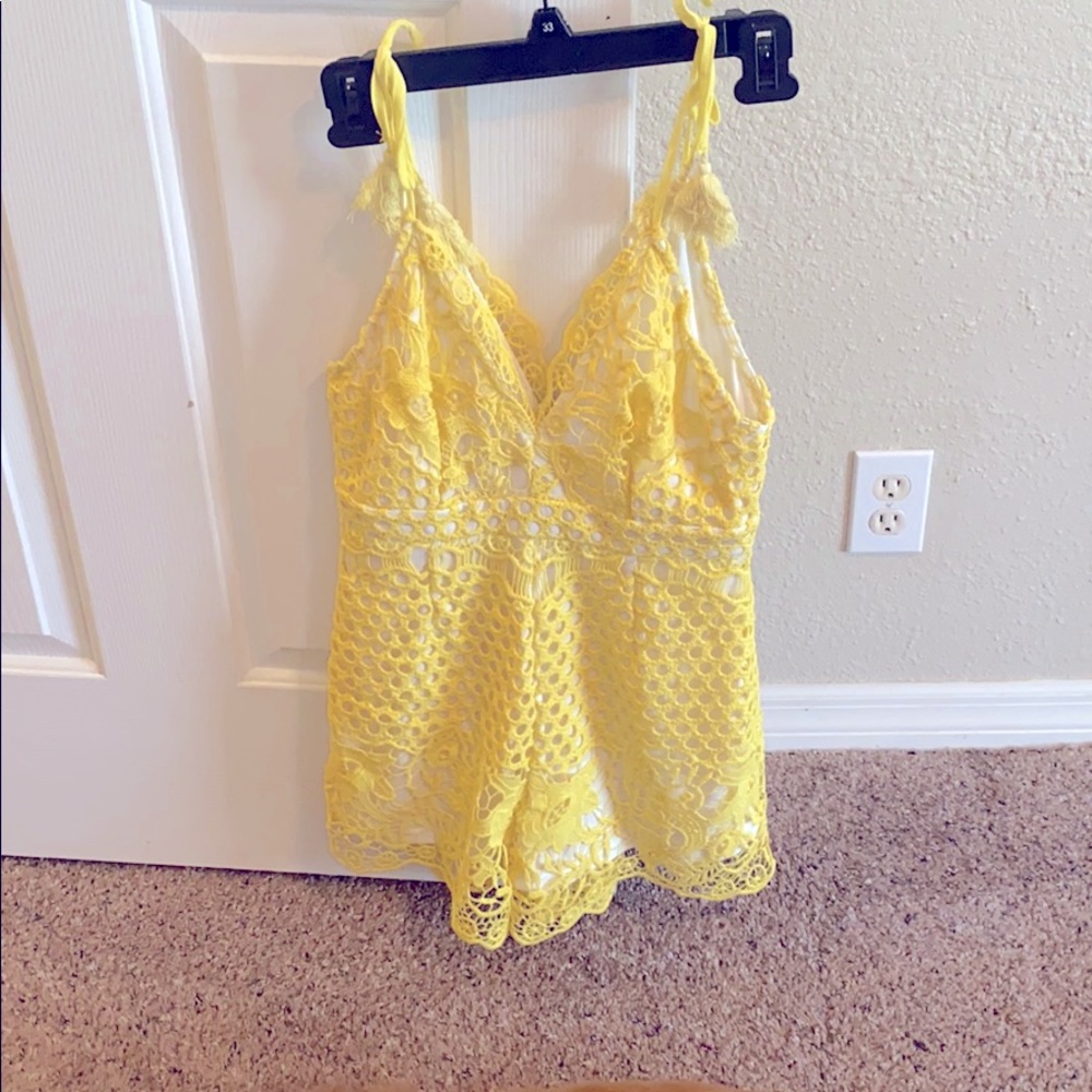 Yellow romper